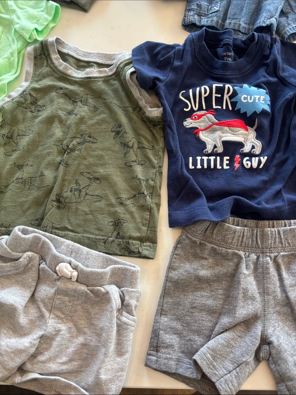 Levi’s  Dark Blue Knit Denim Jogger Pants size 9 month PLUS 16 more BUNDLE.